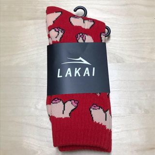 ラカイリミテッドフットウェア(LAKAI LIMITED FOOTWEAR)の靴下 ラカイ LAKAI コラボ ソックス POROUS WALKER 送料込み(ソックス)