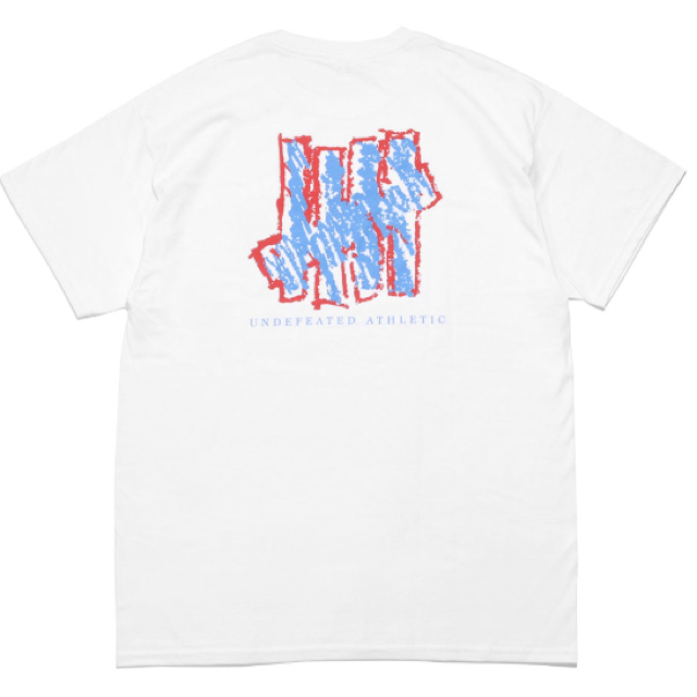 UNDEFEATED(アンディフィーテッド)の白M UNDEFEATED TEE アンディ Tシャツ メンズのトップス(Tシャツ/カットソー(半袖/袖なし))の商品写真