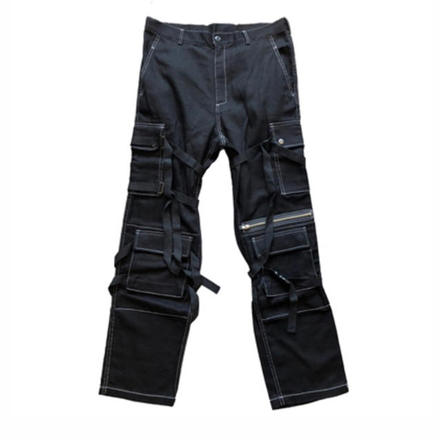 早い者勝ち ROGIC MULTIPLE PANTS BLACK/WHITE