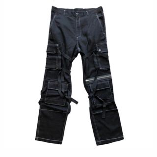 オフホワイト(OFF-WHITE)の早い者勝ち ROGIC MULTIPLE PANTS BLACK/WHITE(その他)