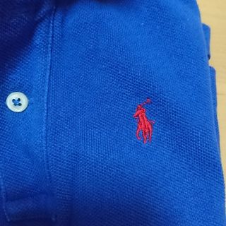 ポロラルフローレン(POLO RALPH LAUREN)のラルフローレン キッズ ポロシャツ ブルー  12M 70-80  (シャツ/カットソー)