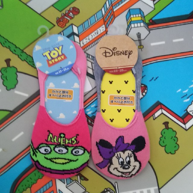 Disney(ディズニー)の新品 ディズニー 靴下 レディースのレッグウェア(ソックス)の商品写真