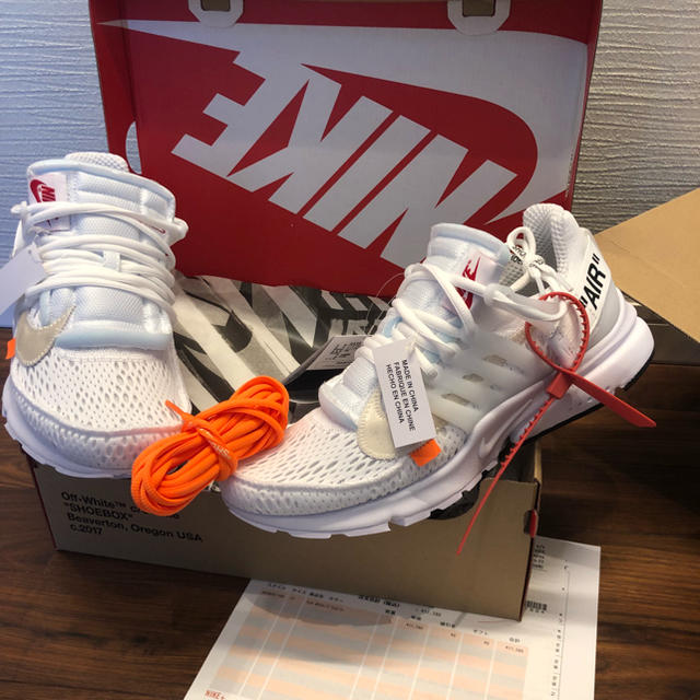 THE 10 : NIKE AIR PRESTO WHITE 27cm US9