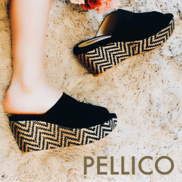 100%正規品 PELLICO - 美品  PELLICOペリーコ ウェッジソールサンダル 35 22.5〜23 サンダル