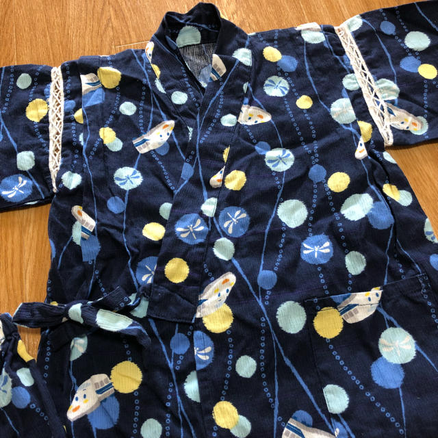 サンリオ(サンリオ)の【専用】甚平 110size キッズ/ベビー/マタニティのキッズ服男の子用(90cm~)(甚平/浴衣)の商品写真