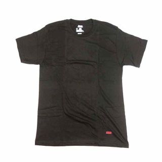 シュプリーム(Supreme)の今期シュプリーム別注限定ヘインズTシャツ三代目JSBOXロゴ登坂広臣着ブラックM(Tシャツ/カットソー(半袖/袖なし))