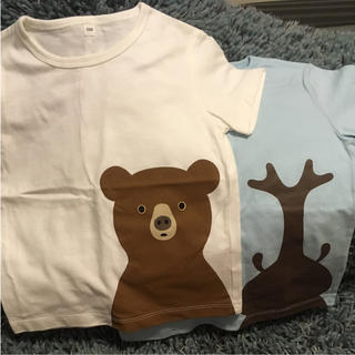 ムジルシリョウヒン(MUJI (無印良品))の新品 Tシャツ 無印良品 動物 100(Tシャツ/カットソー)