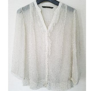 ザラ(ZARA)のドットブラウス(シャツ/ブラウス(長袖/七分))