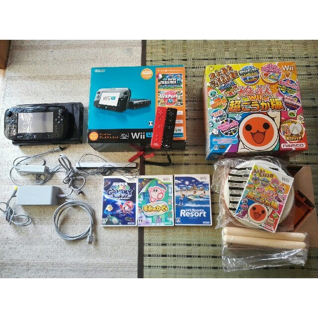 Wii U Hsy様専用 Wii U ファミリープレミア 太鼓の達人wii 超豪華版セットの通販 By るーく S Shop ウィーユーならラクマ