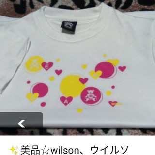 ウィルソン(wilson)の✨美品☆ウイルソン、レディースTシャツ(Tシャツ(半袖/袖なし))