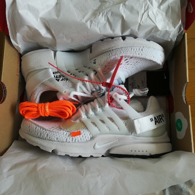 28 nike off-white air presto プレスト　US10