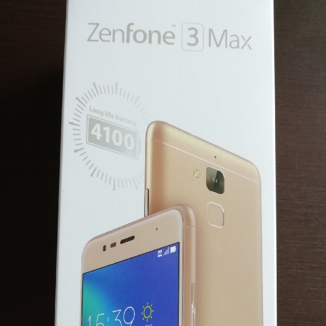 【美品】Zenfone 3 Max　ZC520TL Gold