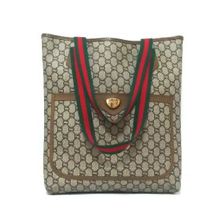 グッチ(Gucci)の【美品】GUCCI  グッチ プラス シェリーライン トートバッグ(トートバッグ)