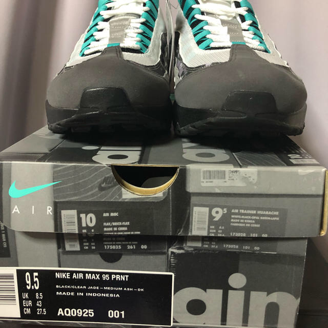 NIKE(ナイキ)のair max 95 jade 27.5 kixsix 120セット ステッカー レディースの靴/シューズ(スニーカー)の商品写真