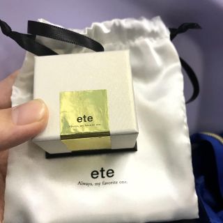 エテ(ete)の専用！！ete ピンキーリング 3号 k10 ダイヤモンド(リング(指輪))