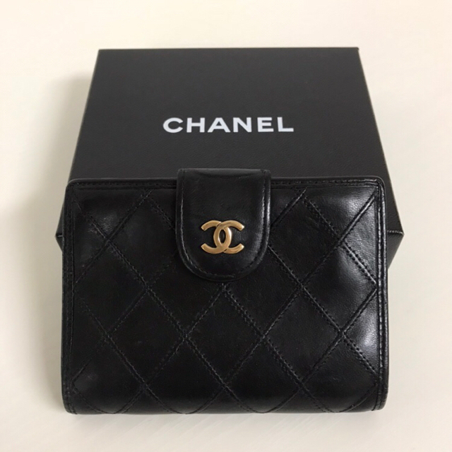 シャネル CHANEL   ビコローレ 二つ折りコンパクト財布