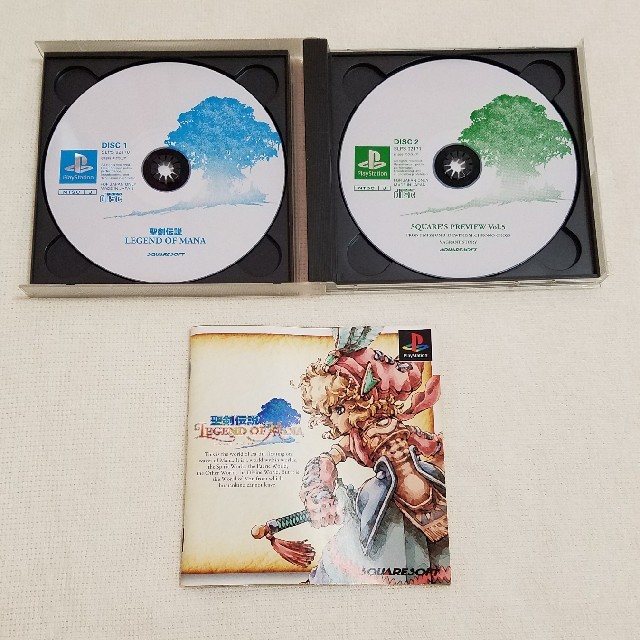 PlayStation(プレイステーション)の聖剣伝説LEGEND OF MANA　PSソフト エンタメ/ホビーのゲームソフト/ゲーム機本体(家庭用ゲームソフト)の商品写真