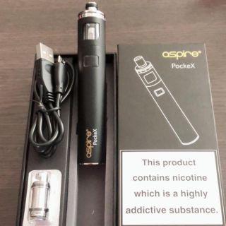 アスパイア(aspire)の─専用─  Aspire pockex VAPE ブラック(タバコグッズ)