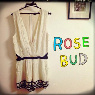 ローズバッド(ROSE BUD)の美品★ROSE BUD オールインワン(オールインワン)