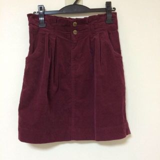 ダブルクローゼット(w closet)のw closet コーデュロイスカート(ひざ丈スカート)