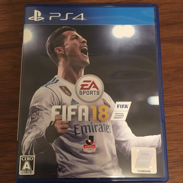 PlayStation4(プレイステーション4)のPS4 FIFA18  エンタメ/ホビーのゲームソフト/ゲーム機本体(家庭用ゲームソフト)の商品写真