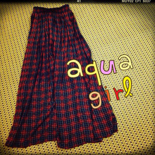 アクアガール(aquagirl)のaqua girl ロングスカート (ロングスカート)
