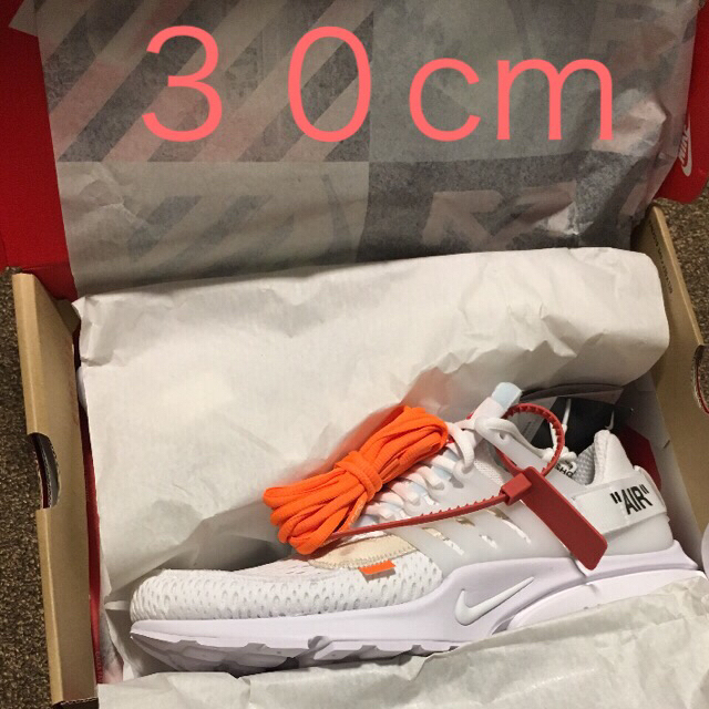 完成品 10 THE NIKE - OFF-WHITE AIR 30cm PRESTO スニーカー