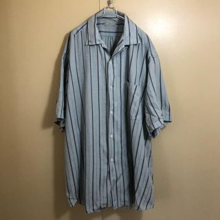 コムデギャルソンオムプリュス(COMME des GARCONS HOMME PLUS)の良品 90s COMME des GARÇONS ストライプ オープンカラー(シャツ)