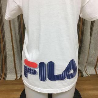 フィラ(FILA)の美品 ゆったり バックプロント レディースM Tシャツ(Tシャツ(半袖/袖なし))