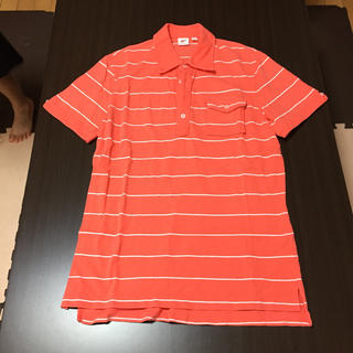 ユニクロ(UNIQLO)のUNIQLO オレンジ メンズ XL(ポロシャツ)