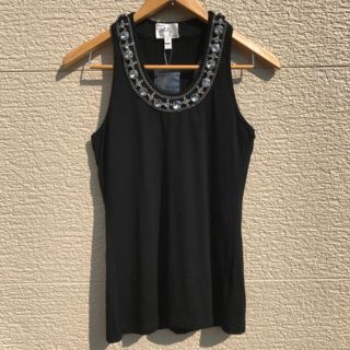 ミリー(Milly)の新品 Milly ミリー タンクトップ 黒 ブラック P SS(タンクトップ)