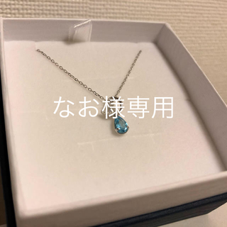 JEWELRY TSUTSUMI - K10WGブルートパーズプチネックレスの通販 by まる ...