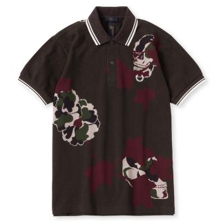 フレッドペリー(FRED PERRY)のGround Y × Fred Perry/ Skull Print Pique(ポロシャツ)