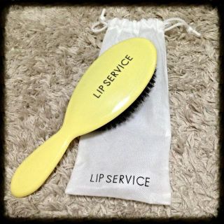 リップサービス(LIP SERVICE)のノベルティー ヘアブラシ(その他)