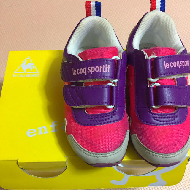 le coq sportif(ルコックスポルティフ)のle coq sportifキッズスニーカー キッズ/ベビー/マタニティのベビー靴/シューズ(~14cm)(スニーカー)の商品写真