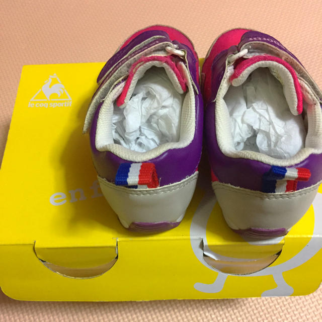 le coq sportif(ルコックスポルティフ)のle coq sportifキッズスニーカー キッズ/ベビー/マタニティのベビー靴/シューズ(~14cm)(スニーカー)の商品写真