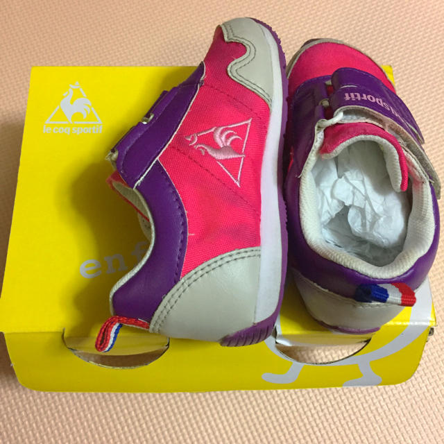 le coq sportif(ルコックスポルティフ)のle coq sportifキッズスニーカー キッズ/ベビー/マタニティのベビー靴/シューズ(~14cm)(スニーカー)の商品写真