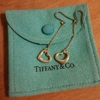 ティファニー(Tiffany & Co.)のティファニーオープンハートドロップピアス(ピアス)