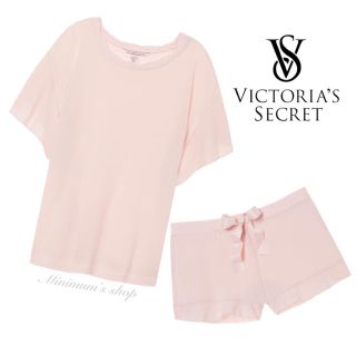 ヴィクトリアズシークレット(Victoria's Secret)のVSラッフルショートルームウェアセット(ルームウェア)