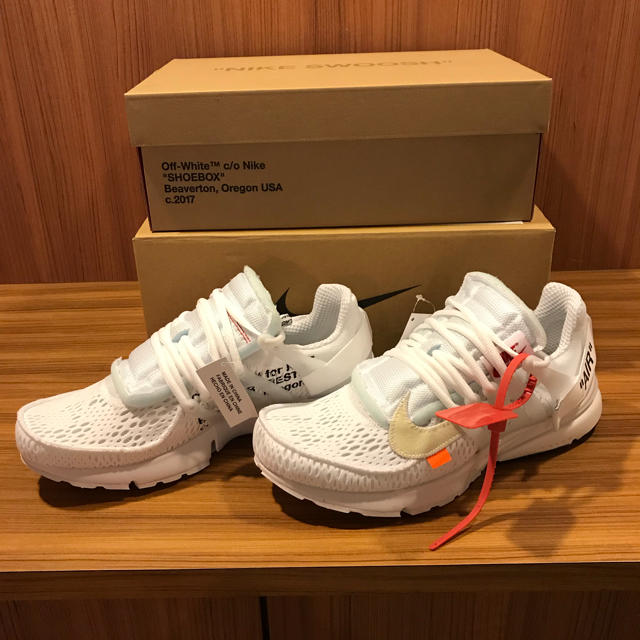 靴/シューズNIKE off-white AIRPRESTO 28cm us10