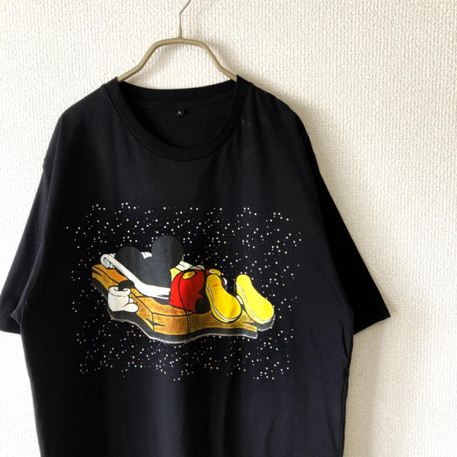 Disney(ディズニー)の【アメリカ購入】ブート ミッキー  Tシャツ メンズ XL disney 古着 メンズのトップス(Tシャツ/カットソー(半袖/袖なし))の商品写真