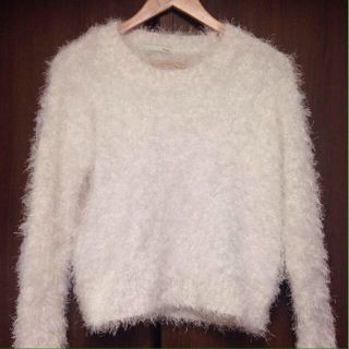 マウジー(moussy)のmoussy フェザーヤーントップス(ニット/セーター)