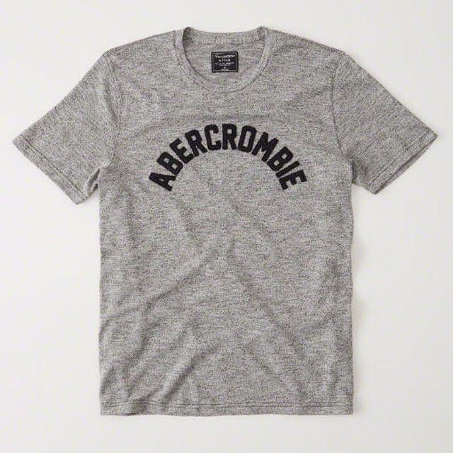 Abercrombie&Fitch(アバクロンビーアンドフィッチ)の★新品★アバクロンビー&フィッチ★半袖ニットTシャツ (Grey/XL) メンズのトップス(Tシャツ/カットソー(半袖/袖なし))の商品写真