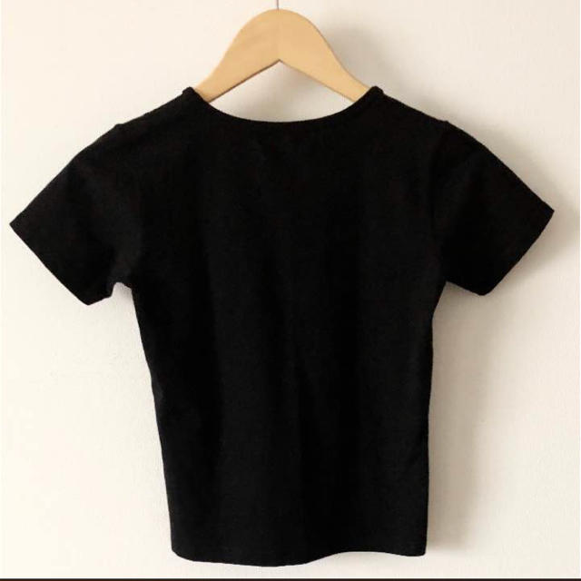 フェンディ  Tシャツ レディース  黒 半袖 FENDI ロゴ ロゴTシャツ 3