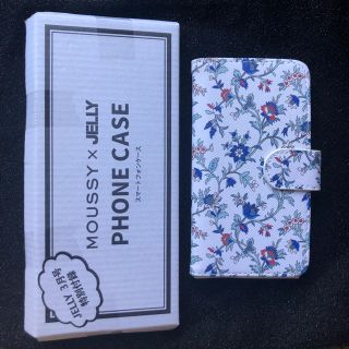 マウジー(moussy)の【新品未使用】JELLY×MOUSSY 雑誌付録 スマホケース 手帳型(モバイルケース/カバー)