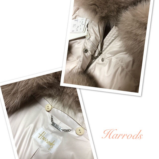 Harrods(ハロッズ)の新品未使用♡ タグ付 ハロッズダウンコート/エリザ/ルネ  レディースのジャケット/アウター(ダウンコート)の商品写真