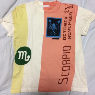 プラダ(PRADA)のプラダ PRADA 星座プリントtシャツ M スコーピオン さそり座 希少(Tシャツ/カットソー(半袖/袖なし))