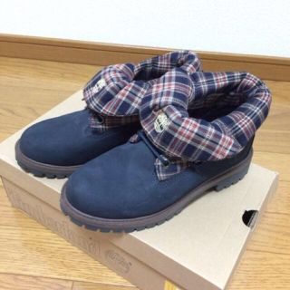 ティンバーランド(Timberland)のティンバーランド♡チェックのブーツ美品(ブーツ)