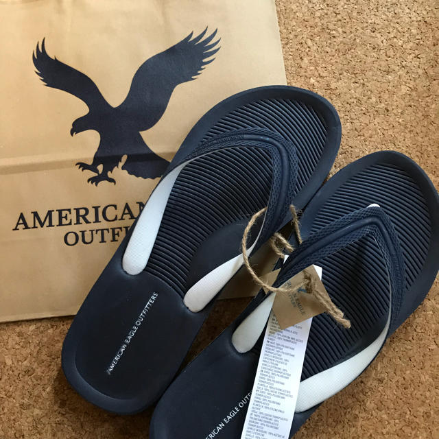 American Eagle(アメリカンイーグル)の26㎝ ネイビー★アメリカンイーグル ビーサン メンズの靴/シューズ(ビーチサンダル)の商品写真