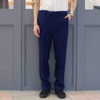 コモリ(COMOLI)のURU TOKYO linen and silk pants(スラックス)